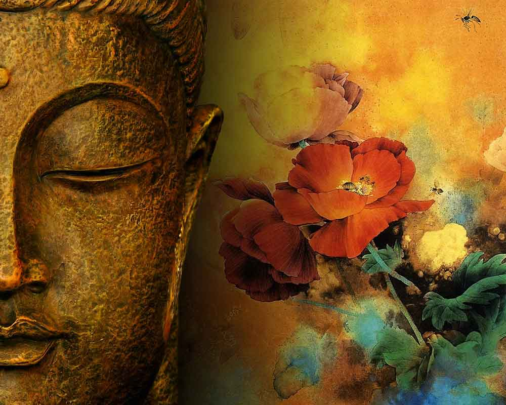 Amithy Jóga és Gong, Buddha és virágok